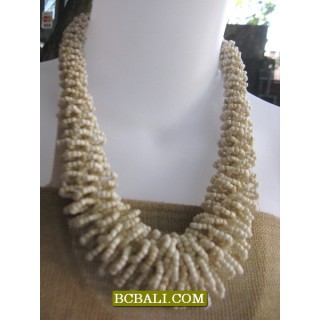 corn multi seed beaded necklaces short 